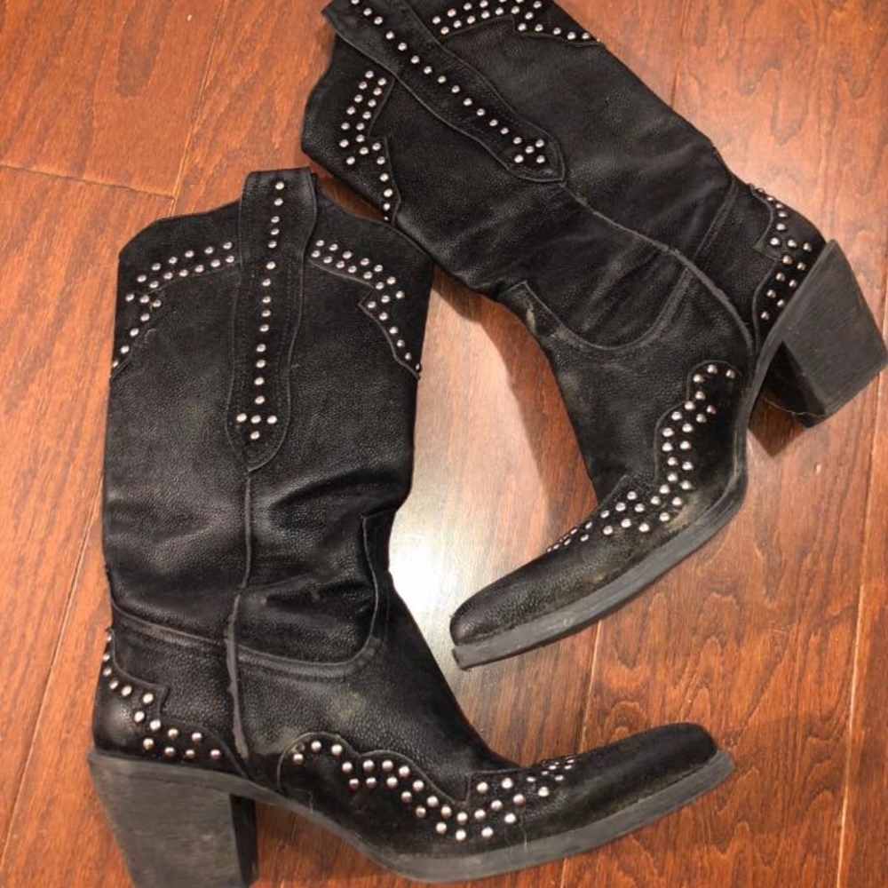 Black Velvet Roper Women's Cowboy Boots
